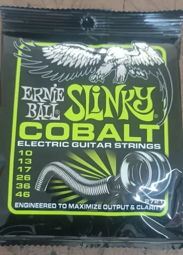 Cordas Ernie Ball Slinky Cobalt para Guitarra 