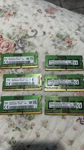 Memórias ddr4 4gb e 8gb 