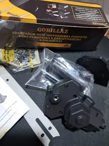 Adaptador mini motosserra portátil furadeira e parafusadeira  