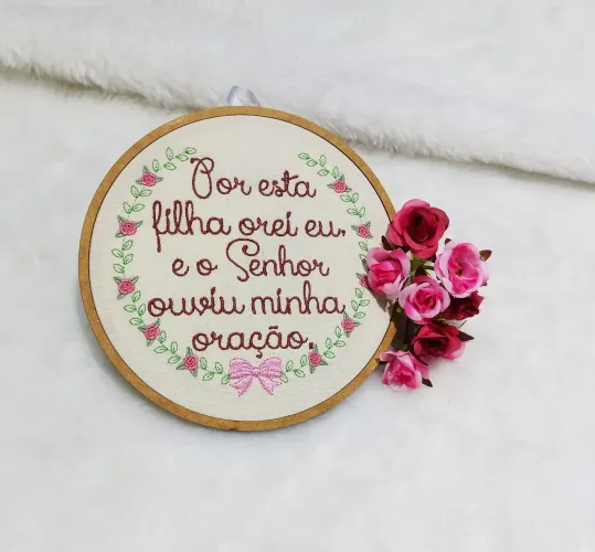 Quadro/ Bastidor bordado