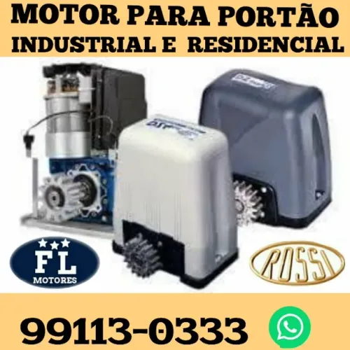 Motor para Portão Automático, Peças e Controles