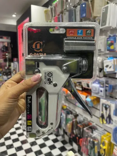 Grampeador Profissional 3 em 1 manual em aço pesado - CB TOOLS