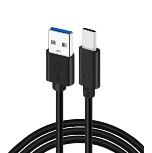 Cabo Carregador Usb X Usb-c Tipo C ou V8 Preto 1metro Para Celular