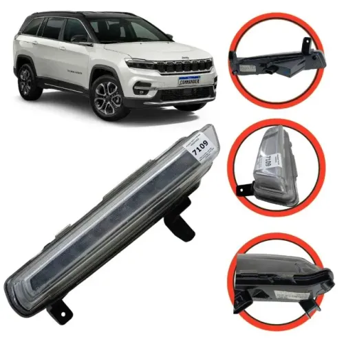 Farol Diurno Luz Jeep Commander 2021 2022 2023 com detalhe etq7109