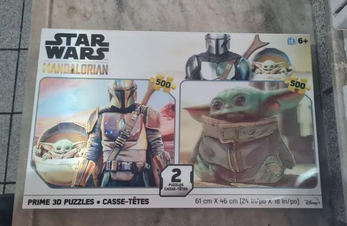 Quebra-cabeças 3D Star Wars Mandalorian 2x500 peças