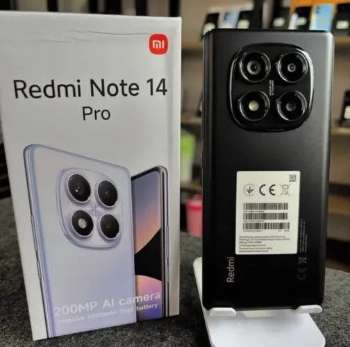 Xiaomi Redmi Note 14 Pro 256/8 - Novo Lacrado com Garantia 