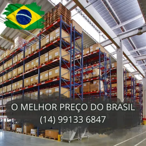 Porta Palete estrutura de aço para loja