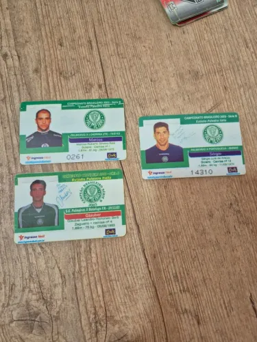 Lote Ingressos Antigo do Palmeiras Campeonato Brasileiro 2003 - Serie B