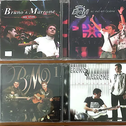 CDs Bruno & Marrone - R$ 10,00 Cada CD