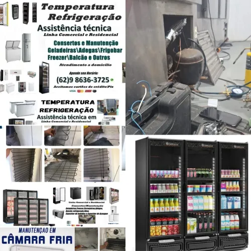 Inverter/Side by Side e Convencional: Consertos e Manutenção(agende seu horário 