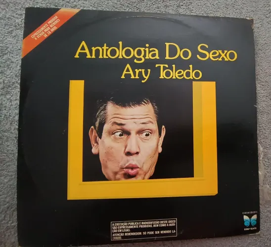 LP ARY TOLEDO: ANTOLOGIA DO SEXO (1979) SOM INDÚSTRIA E COMÉRCIO S.A.