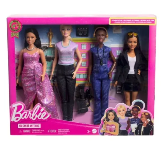 Barbie kit profissões diretora de cinema