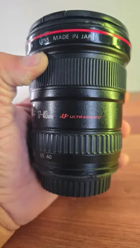 Lente 17 40 Canon f4 série l