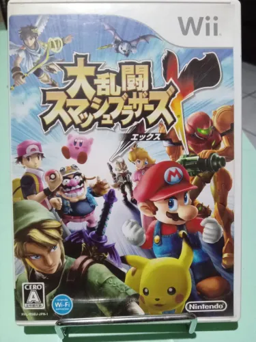 Jogo físico para Nintendo Wii japonês completo Super Smash Bros Brawl