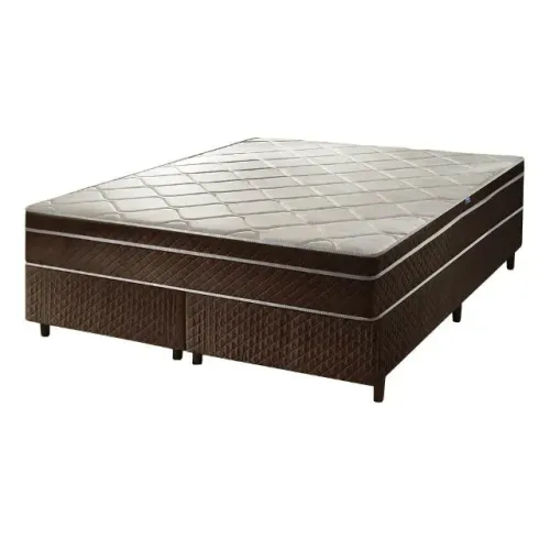 Cama Box Casal Queen + Colchão Queen New Londres