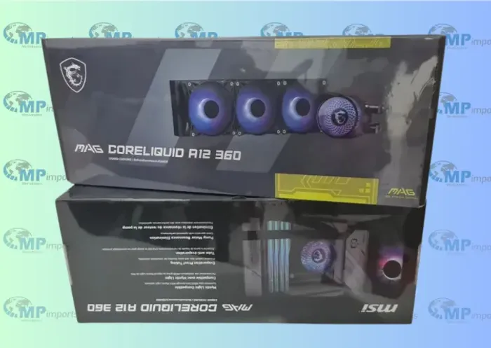 Loja MP Imports: Water Cooler MSI MAG Coreliquid A12, ARGB, 360mm, Intel e AMD, Preto 