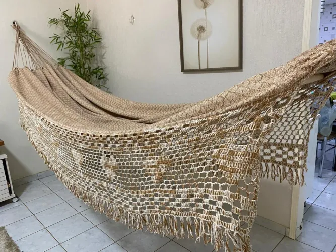 Rede bucho de boi tamanho casal 