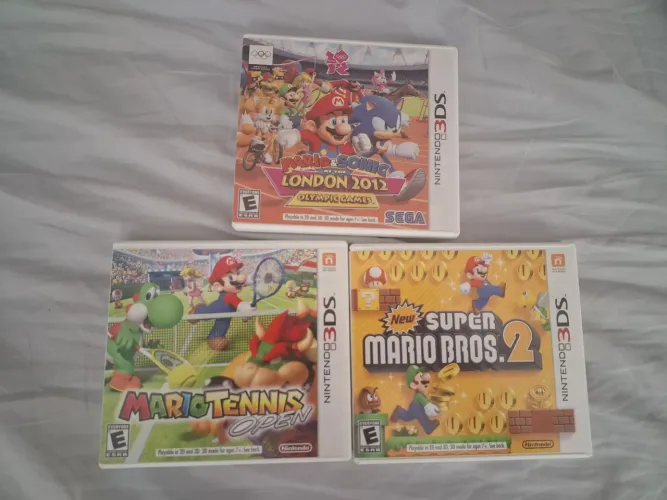 Jogos de xbox 360 e nintendo 3ds originais