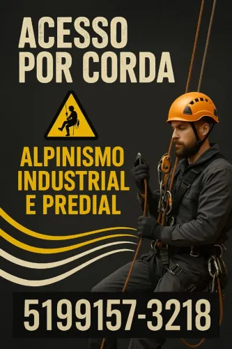 Alpinismo/rapel (acesso por corda)