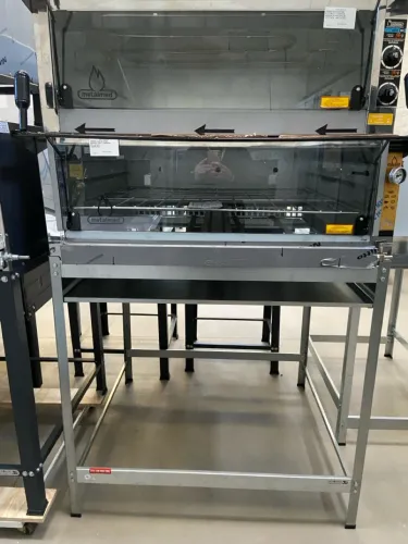 FORNO GUILHOTINA 95X95 A GÁS 1 CÂMARA FR LAT AÇO - METALMAQ