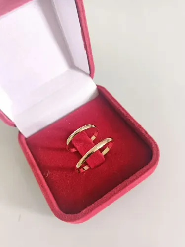Alianças de Ouro18k Modelo tradicional