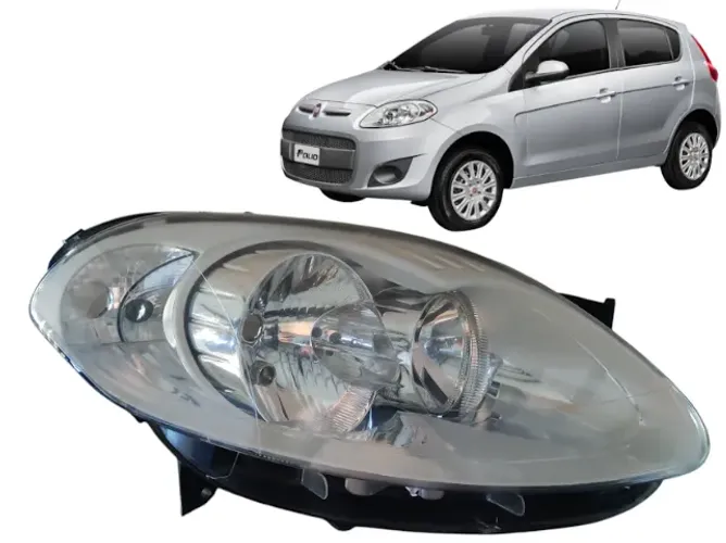 Farol Direito Palio Attractive 2012 2013 2014 2015 2016 2017