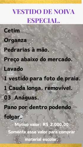 Vestido de Noiva - Alta costura