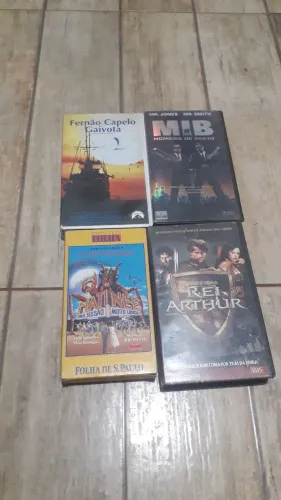 Lote fitas vhs