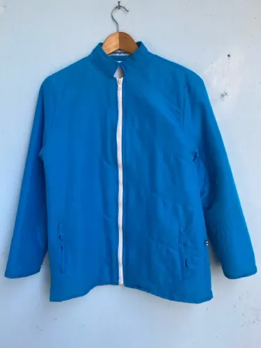 Jaqueta Feminina Azul Claro, Tam M
