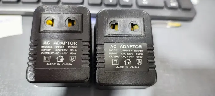 Adaptador de Viagem Transformador, Conversor de Voltagem, EU Plug
