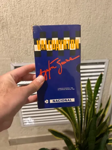 VHS Valeu Ayrton Senna novo e lacrado