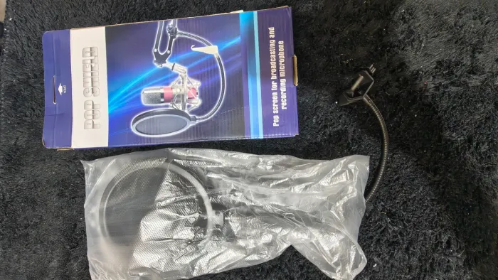 Pop Filter (Pop Shield) para Microfone (NOVO NA CAIXA!) - R$ 50