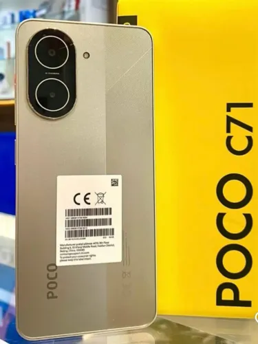 Xiaomi Poco C71 64GB Dourado Lacrado com Garantia e Nota fiscal - Loja física