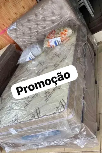 Cama box suporte solteiro 