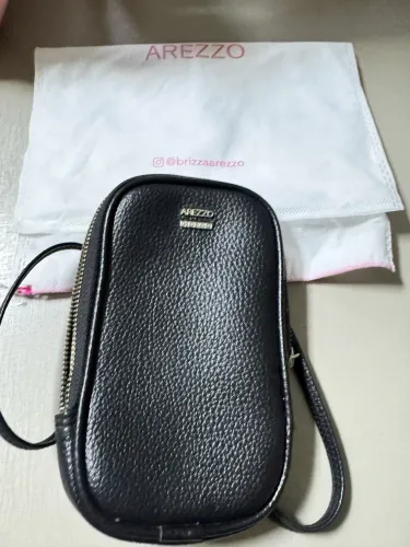 Bolsa porta celular de couro