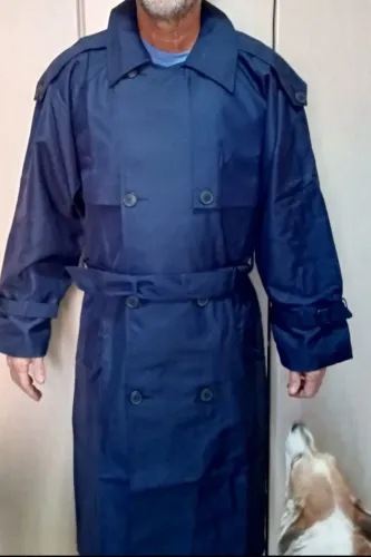 Trench Coat Azul Marinho - Elegância e Proteção