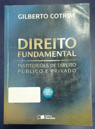 Livro Direito Fundamental Gilberto Cotrim