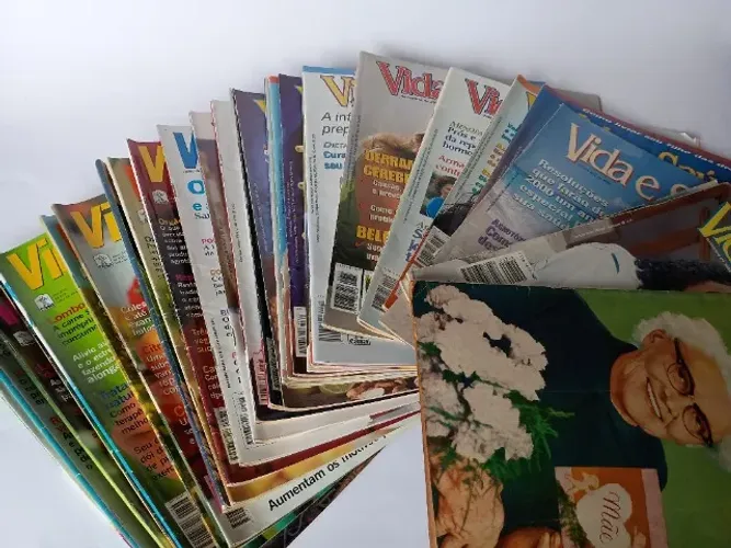 Revista Vida e Saúde - Lote com 40 un. - Casa Publicadora Brasileira
