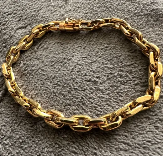 Pulseira Ouro 18k Cartier Oca 9 gramas 21 centímetros 