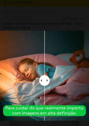 Câmera de Vídeo Segurança Intelbras Ime 360° C Wi-fi Full Hd Cor Branco