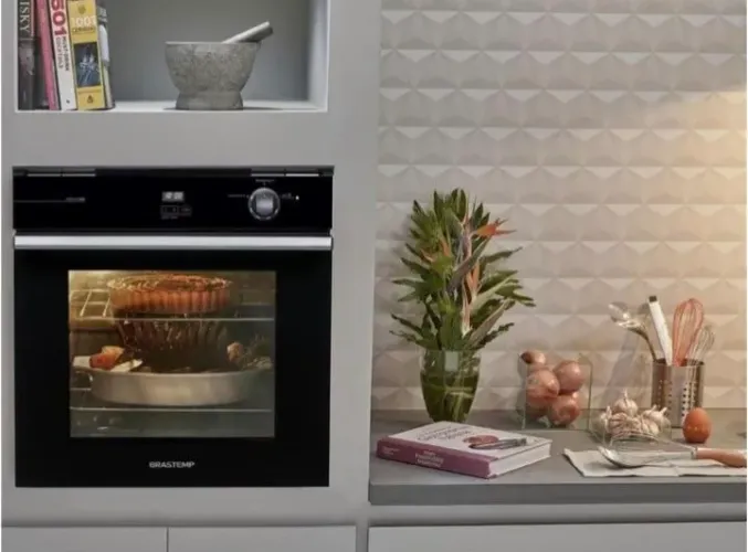Forno elétrico brastemp touch