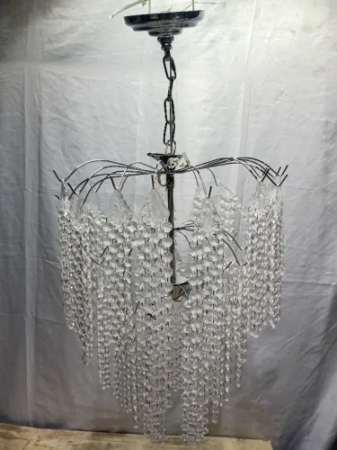 Lustre Pendente com Pedrarias
