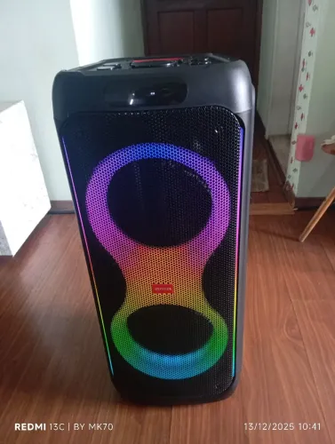 Caixa de som Torre Aiwa(nova) modelo partybox pb 04