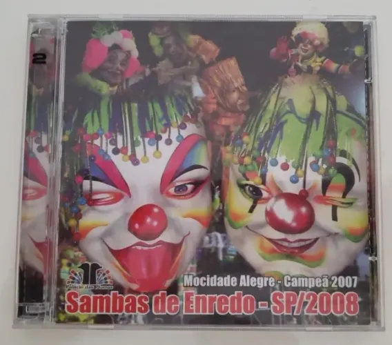CD - sambas enredo São Paulo - 2008 - duplo