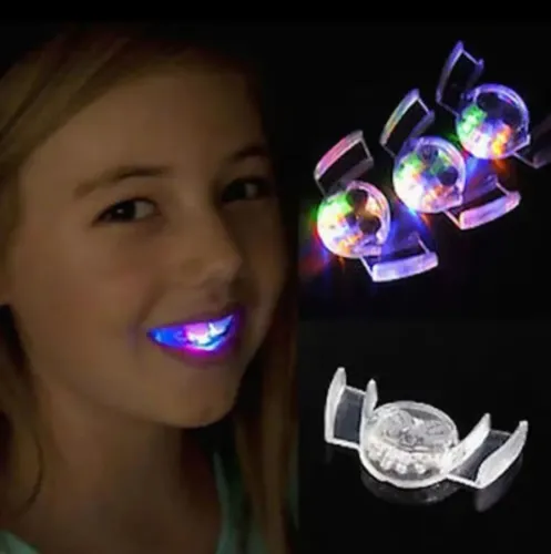 Luzes led colorida para os dentes