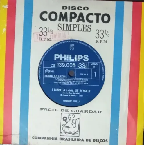 Raro disco de 1967 do Frankie Valli - É vintage