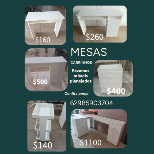 Mesas para manicures 