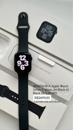 Relógio Apple Watch Series 11 lacrado com nota fiscal