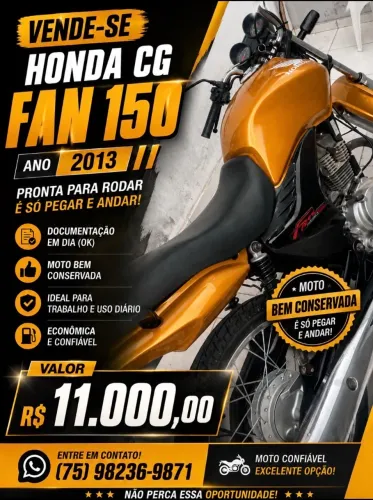 Moto Fan 150 2013