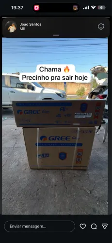 Ar condicionado! Novo na caixa